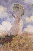 Claude Monet The Walk,Lady with Parasol oil painting